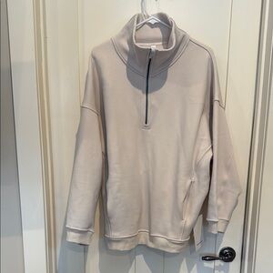 Lululemon Womens thick fleece Half-Zip Sweater